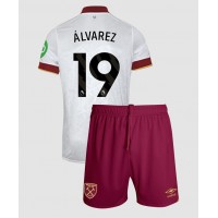 Maglia Calcio West Ham United Edson Alvarez #19 Terza Divisa Bambino 2024-25 Manica Corta (+ pantaloncini)